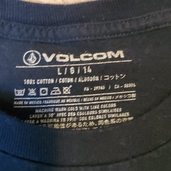 Blue Volcom Large Tee Shirt - Picture 3 of 4
